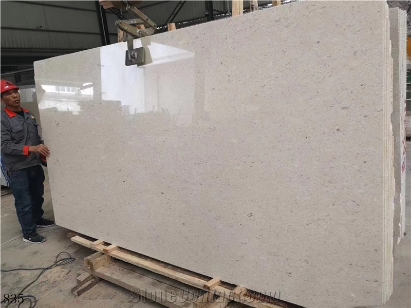Crema Beige Pearl Perlato Limestone Beijin Mi Slab