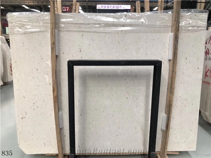 Crema Beige Pearl Perlato Limestone Beijin Mi Slab