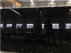 Cresta Black Marble Slab in China Stone Market