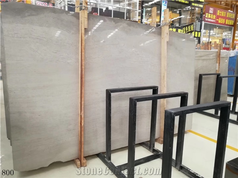 Cupid Grey Marble Slab Spray Wave