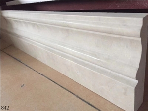 Dehbid Beige Halei Cream Marble Slab Tile in China