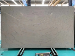 Elegant Ash Grey Marble Meisen Gray Stone Slab