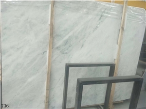 Gentleman White Marble Grey Green Vein Stone Slab
