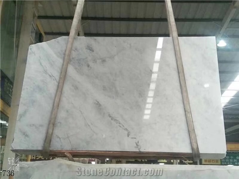Gentleman White Marble Grey Green Vein Stone Slab