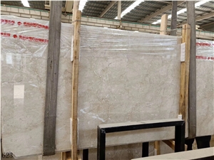 Golden Lotus Beige Cream Marble Stone Slab Tile