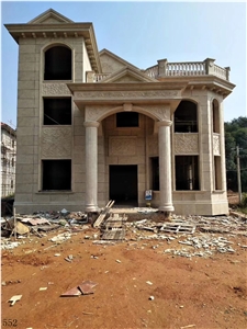Greti Beige Pink Sandstone Slab Walling Tile Floor