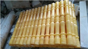 Honey Yellow Onyxn Staircase Balustrade Handrail