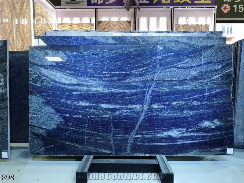 Inka Blue Sodalite Royal Royal Azul Granite Slab