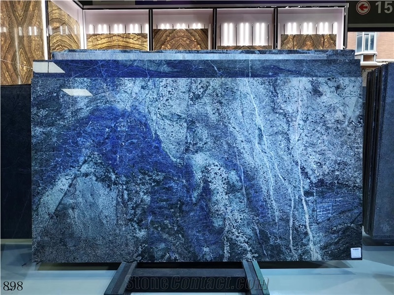 Inka Blue Sodalite Royal Royal Azul Granite Slab