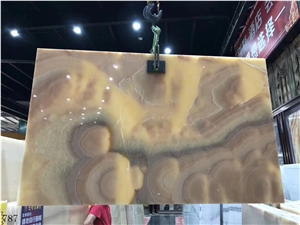 Iran Bojnord Orange Onyx Onice Nuvolato Persi