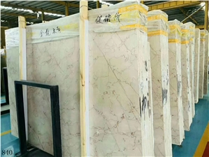 Iran Golden Persian Dragon Beige Marble Slab Tile