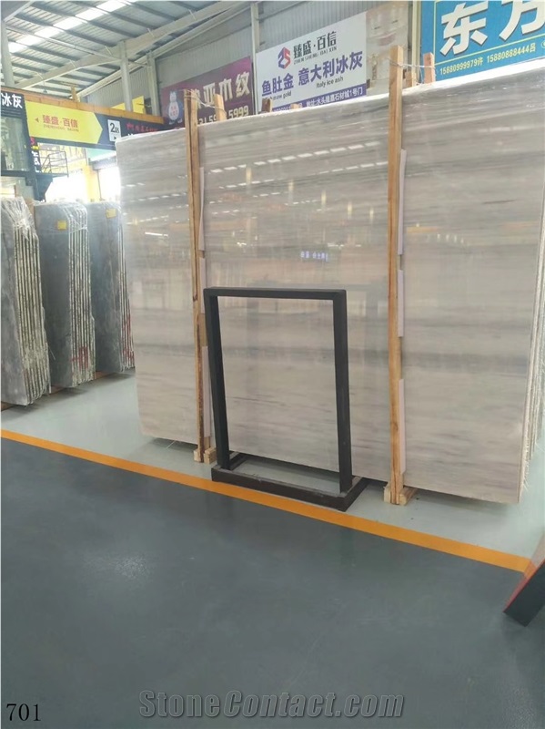 Larice Marble Aifei Wooden White Grain Vein Marble