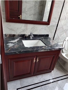 Louis Gray Agate Marble Sideboard Cabinet Top