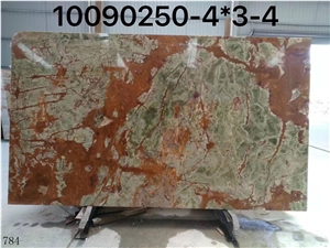 Multicolor Ancient Green Onyx Onice Verde Scuro
