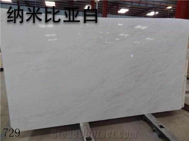 Namibia White Marble Rhino Namib Slab in China
