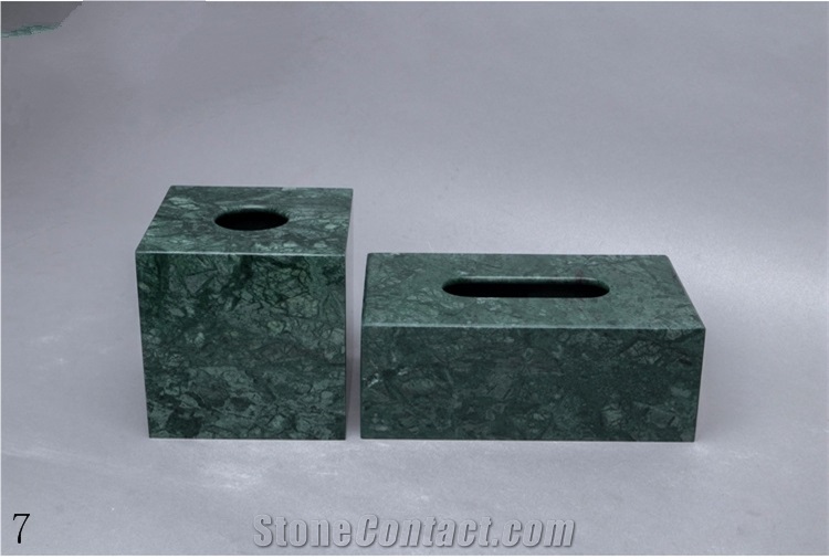 Natrual Marble Stone Tissue Paper Box