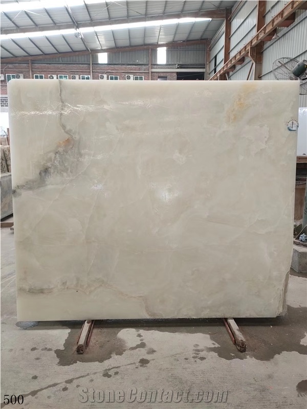 Onice Bianco Iran White Onyx Slab Wall Tile Floor