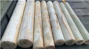 Onice Di Sicilia Yellow Onyx Jade Stair Balustrade