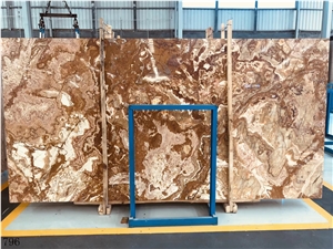 Persian Tiger Onyx Wooden Onix Slab in China
