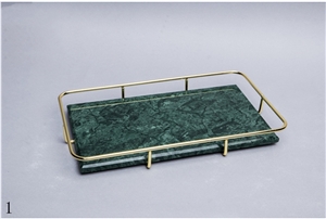 Stone Rectangle Marble Storage Plate Dish Saucer