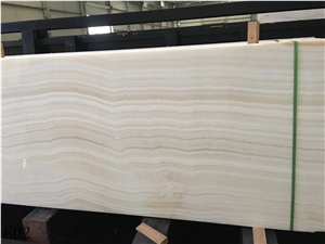 Turkey Bianco Giorno White Wooden Grain Onyx Slab