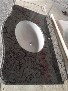 Turtle Venato Marble Bathroom Bath Vanity Top