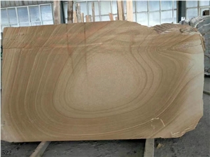 Utopia Marble Wood Grain Brown Beige Slab Tile