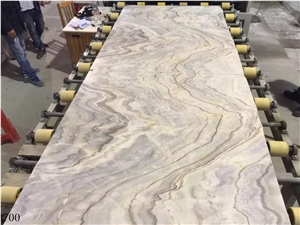 Volos Onyx Aoli Wooden Grain Vein Onyx Slab Tile
