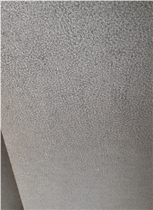 China Black Mongolia Basalt Flooring Bush Hammered