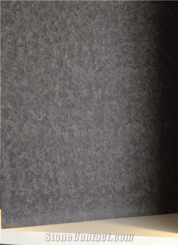 China Black Mongolia Black Basalt Slabs Flooring
