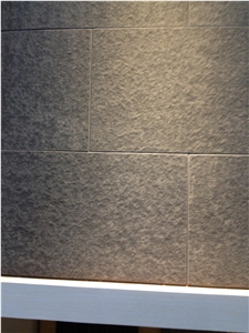 China Black Mongolia Black Basalt Slabs Flooring