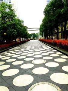 Fuding Black G684 Basalt Slabs Flamed Flooring