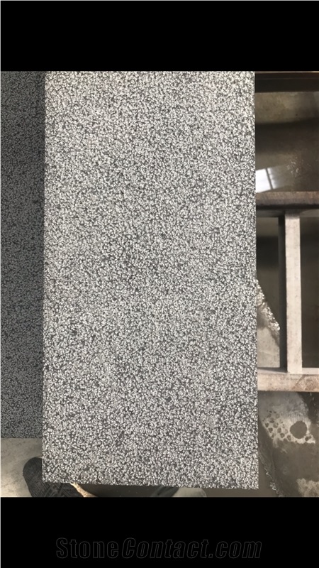 Vietnam Black Basalt Slabs & Tiles Bush Hammerd