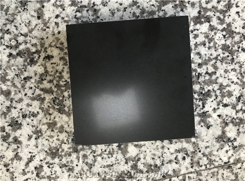 Vietnam Black Basalt Slabs & Tiles Flooring Honed