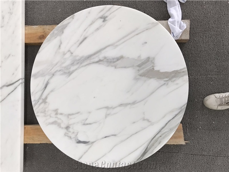 Italy Calcatta Marble Tops for Hotel Lisboa Macau