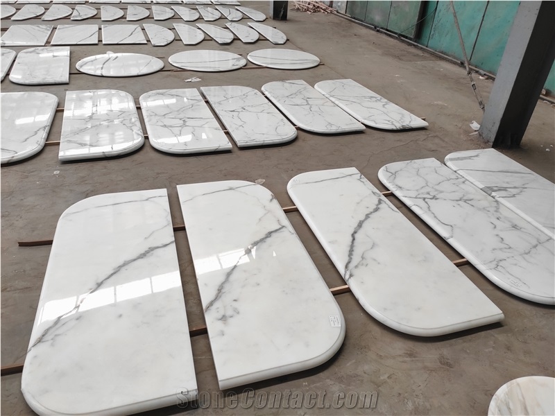 Italy Calcatta Marble Tops for Hotel Lisboa Macau