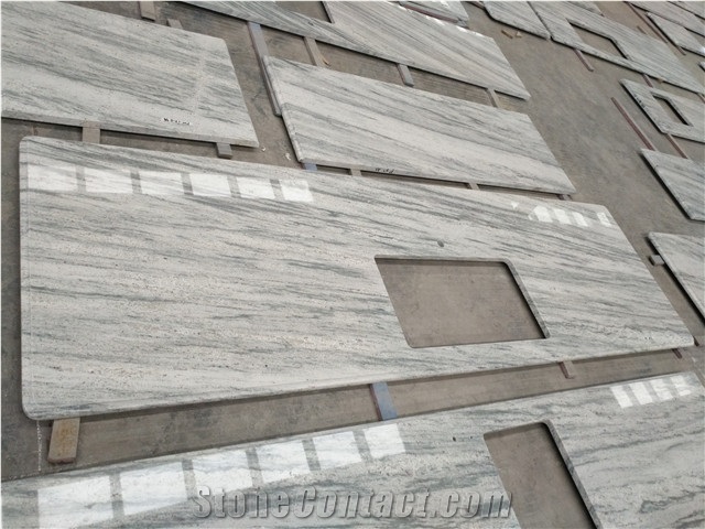 New Quarry River Valley White Granite Countertops