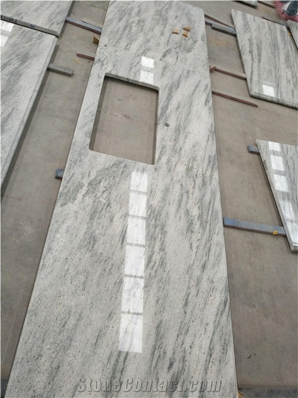 New Quarry River Valley White Granite Countertops