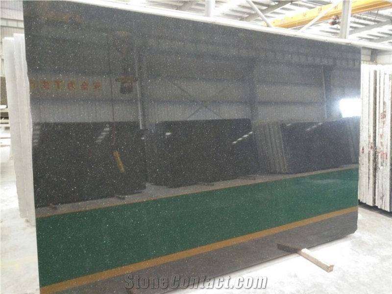 Platinum Black Granite Slabs and Tiles Wall Floor