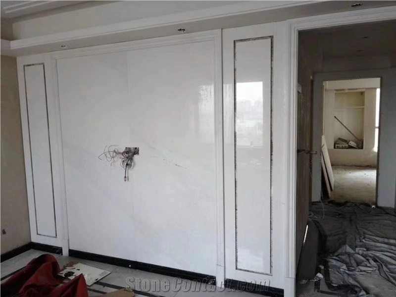White Marble with Very Light Grey Veins