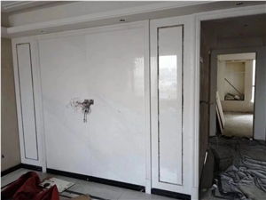 White Marble with Very Light Grey Veins