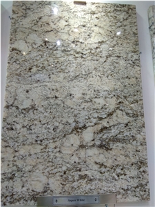 Aspen White Granite Slabs, Tiles