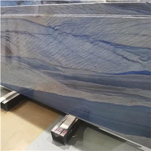 Azul Macaubas Quartzite Slab Large Size Blue Stone