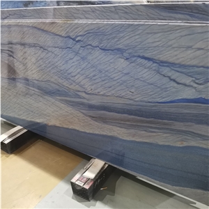 Azul Macaubas Quartzite Slab Large Size Blue Stone