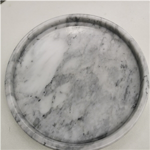 Lower Price White Marble Stone Bathroom Set