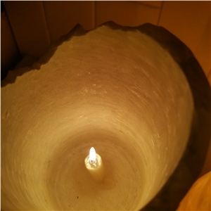 Natural Onyx Candle Lamp Tubes for Indoor Decor
