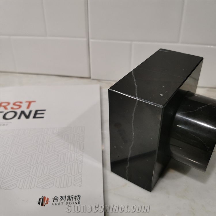 New Black Marble Watch Holder Stone Craft Design