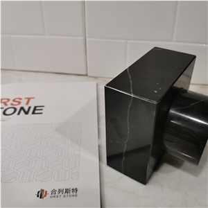 New Black Marble Watch Holder Stone Craft Design