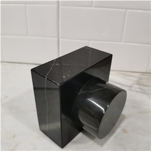 New Black Marble Watch Holder Stone Craft Design