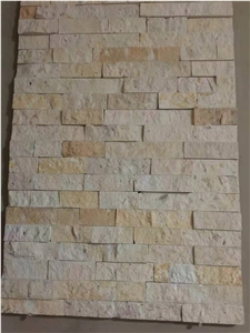 Beige Limestone Cultured Stone Splicing Stone